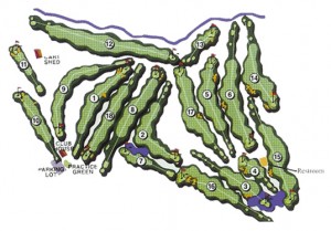 Golf Course Map